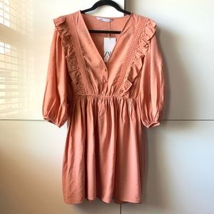 Zara Bohemian Style Dress NWT Size M